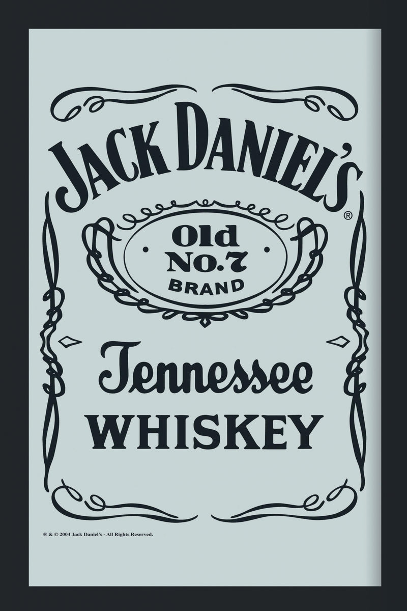 Jack Daniel's Reverse Label Mirror