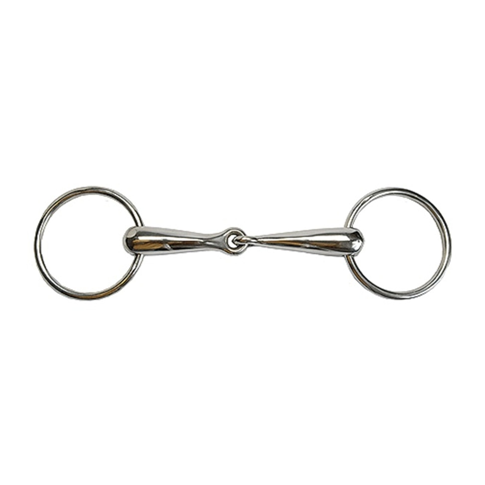Jacks Hollow Mouth Loose Ring Snaffle Bit - 13mm Mouth Thickness
