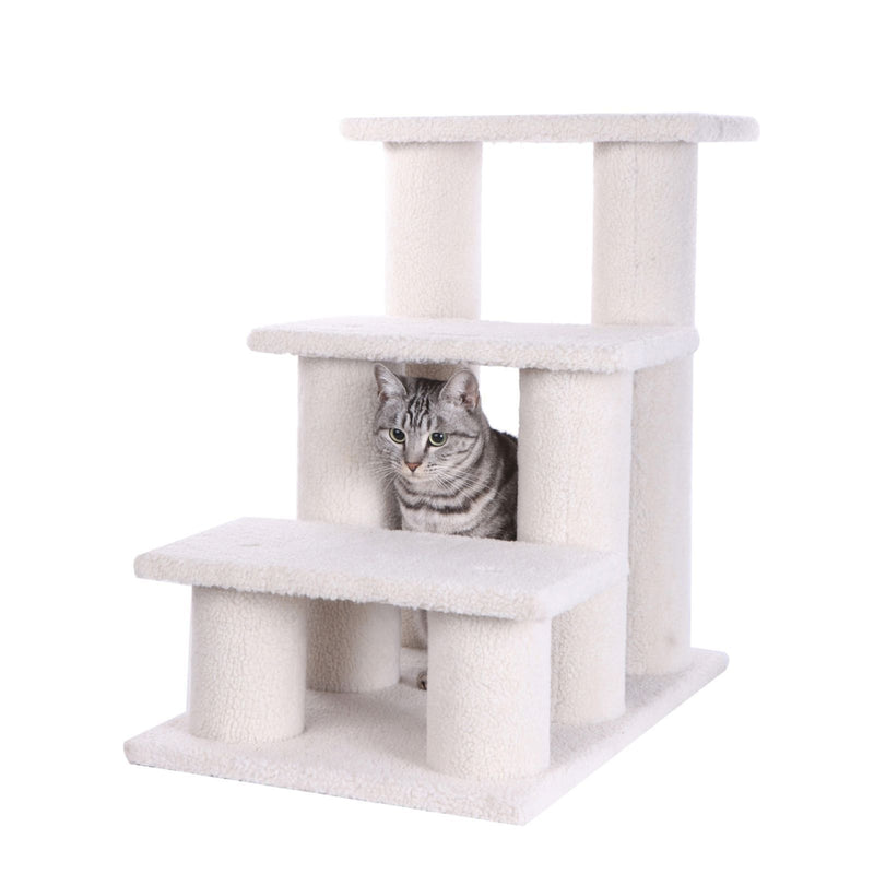 Armarkat Classic Real Wood 3 Step Pet Steps