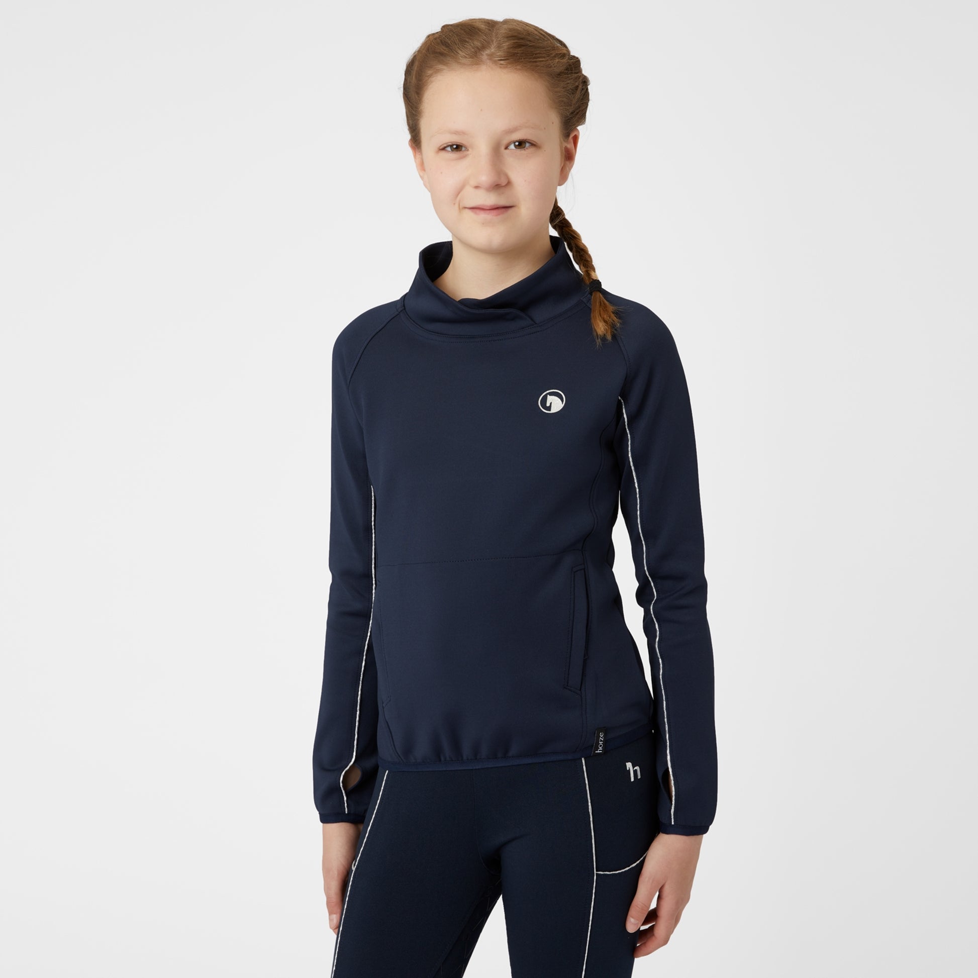 Horze Kids Ella Technical Turtle Neck Top