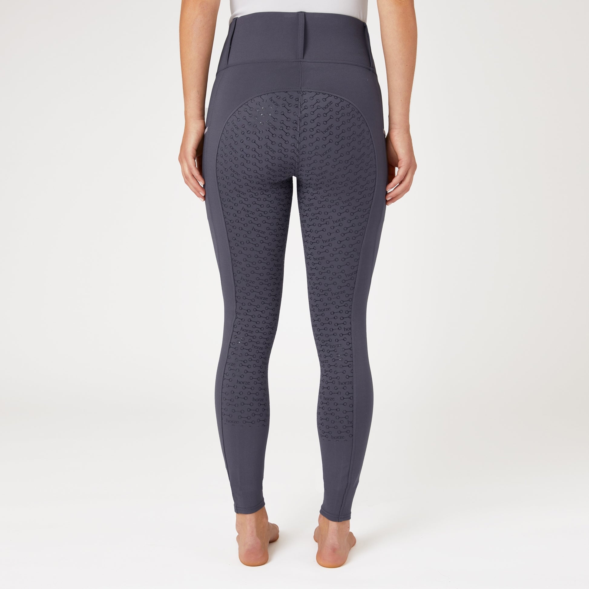 Horze Ladies Lucinda High-Waist Tights with Silicone Full Grip
