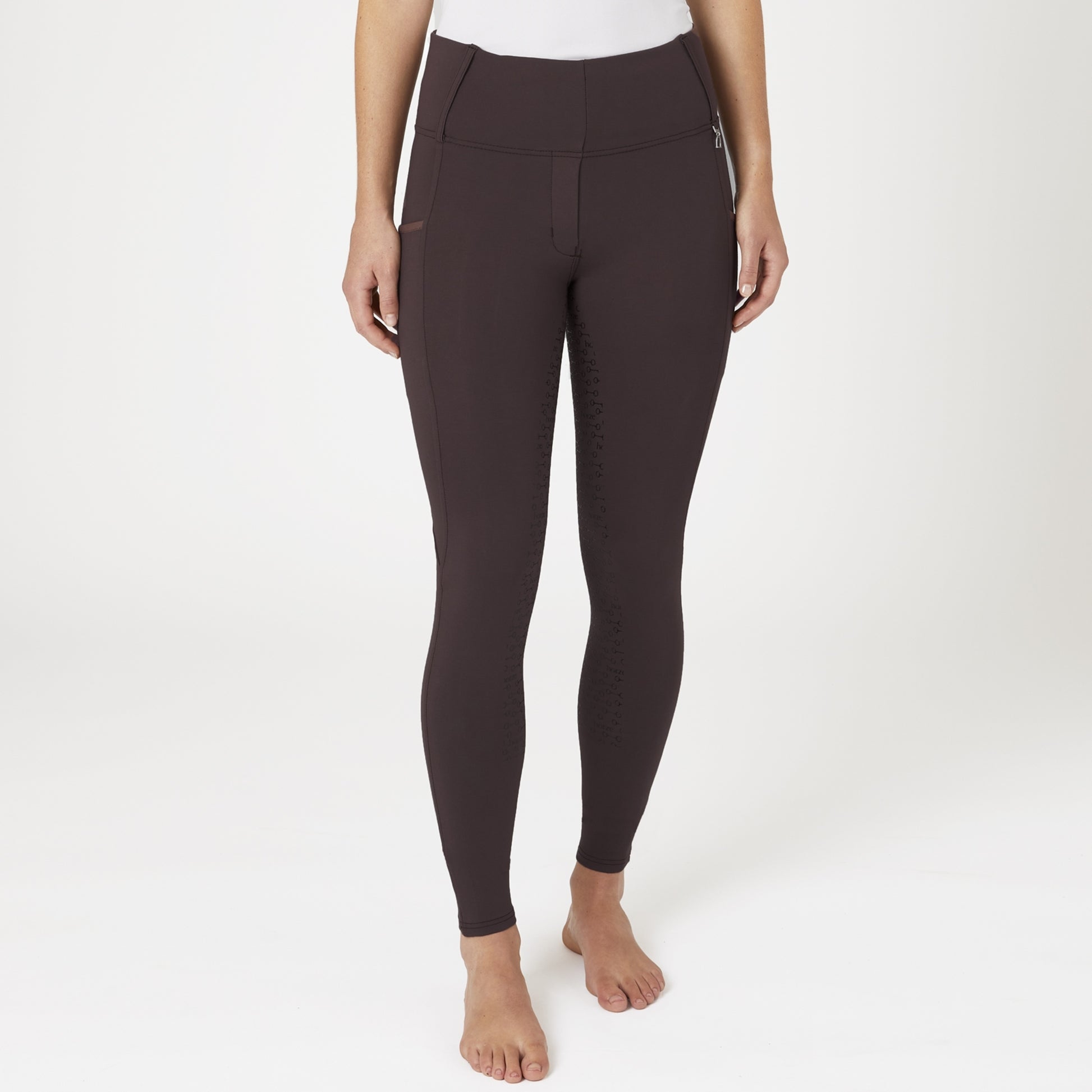 Horze Ladies Lucinda High-Waist Tights with Silicone Full Grip