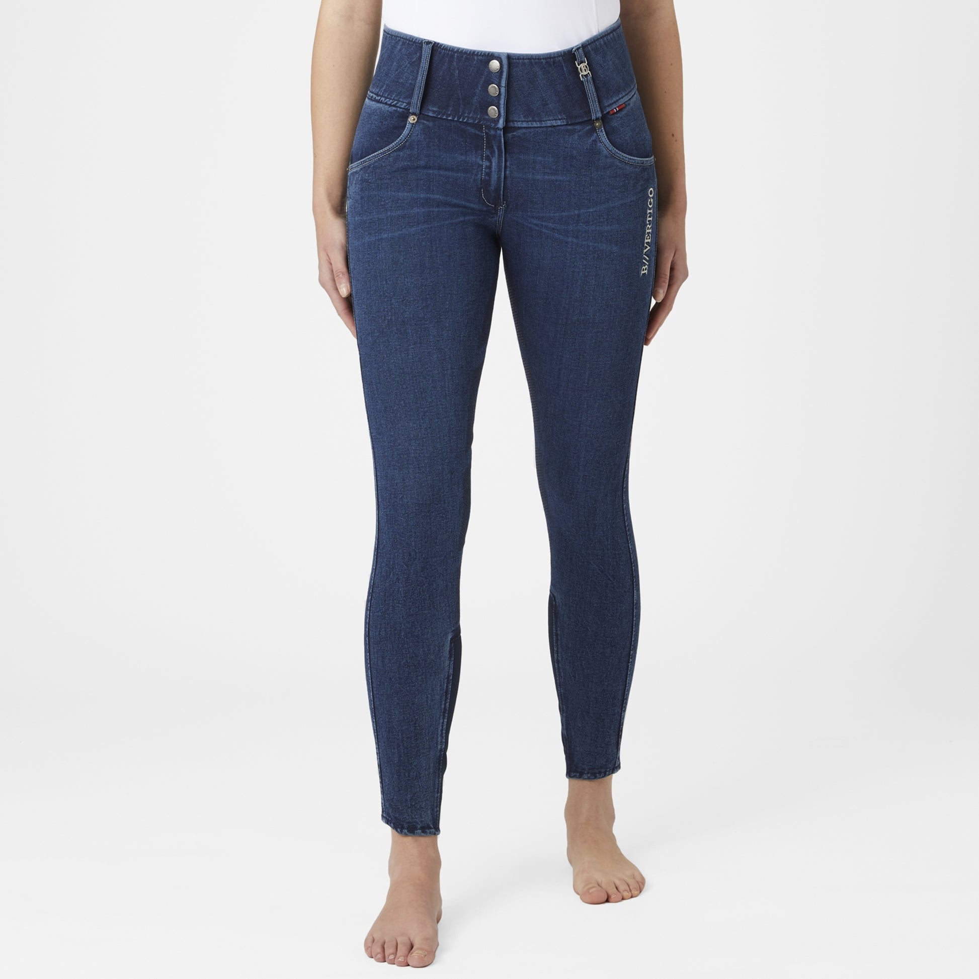 B Vertigo Ladies Dianne Denim Full Seat Breeches