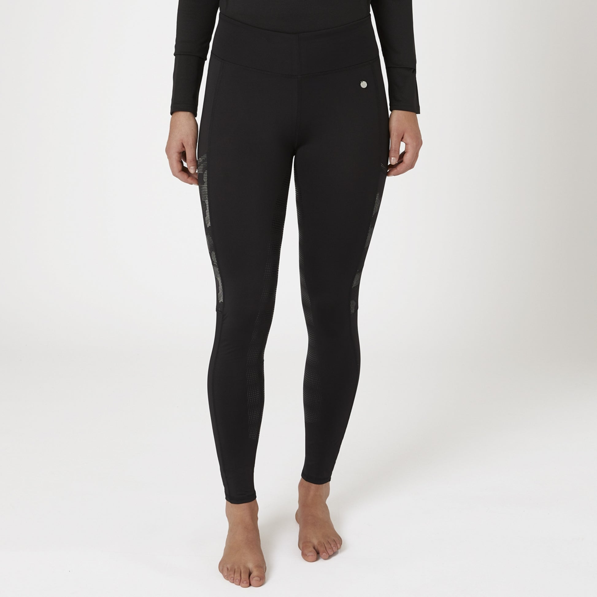 Horze Ladies Luminox Tights with Reflective Print