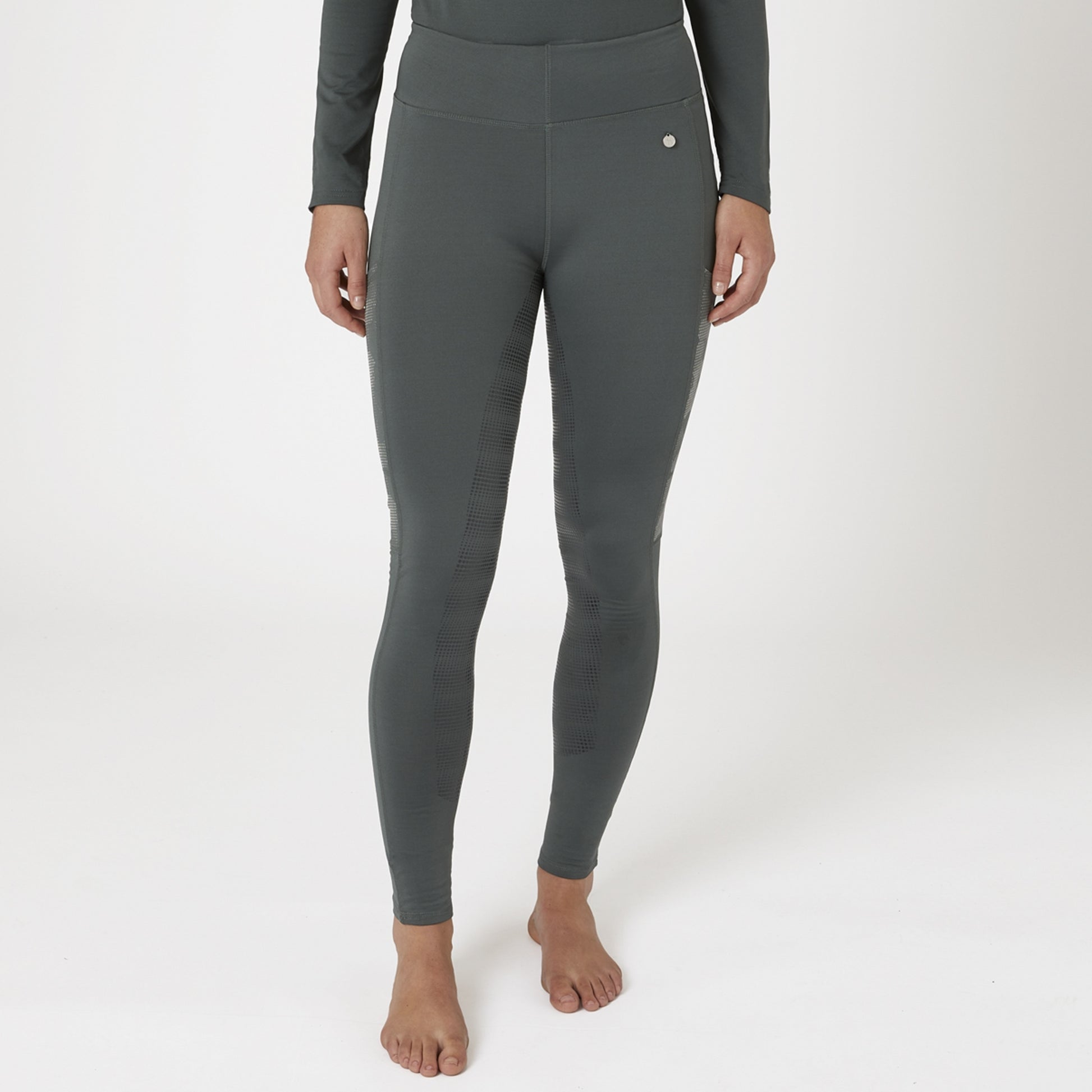 Horze Ladies Luminox Tights with Reflective Print