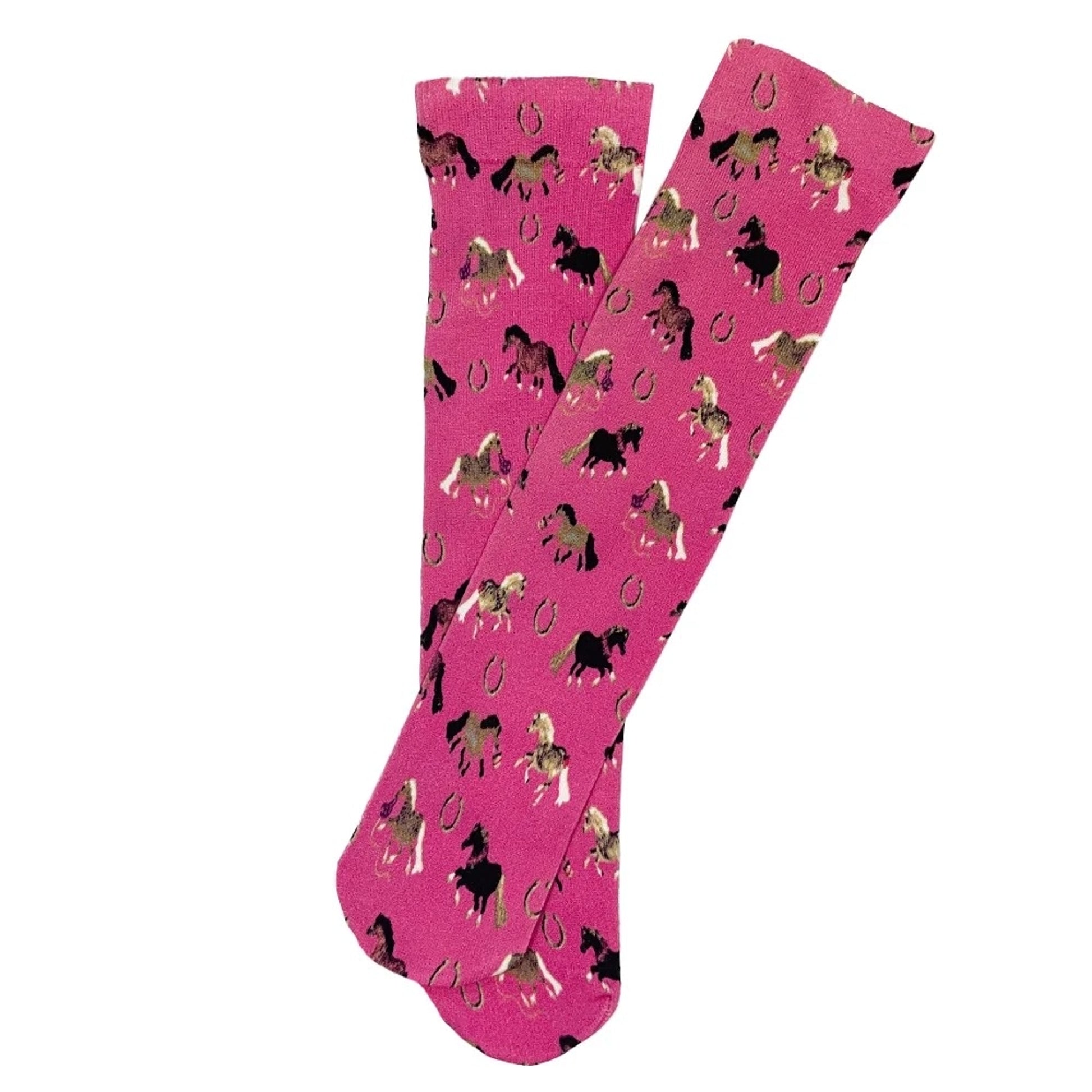 AWST Int'l Kids Lila Puff Ponies Socks
