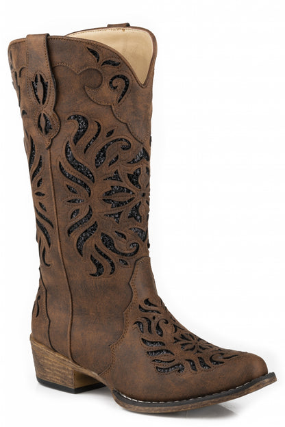 Roper Ladies Riley Glitz Snip Toe Boots