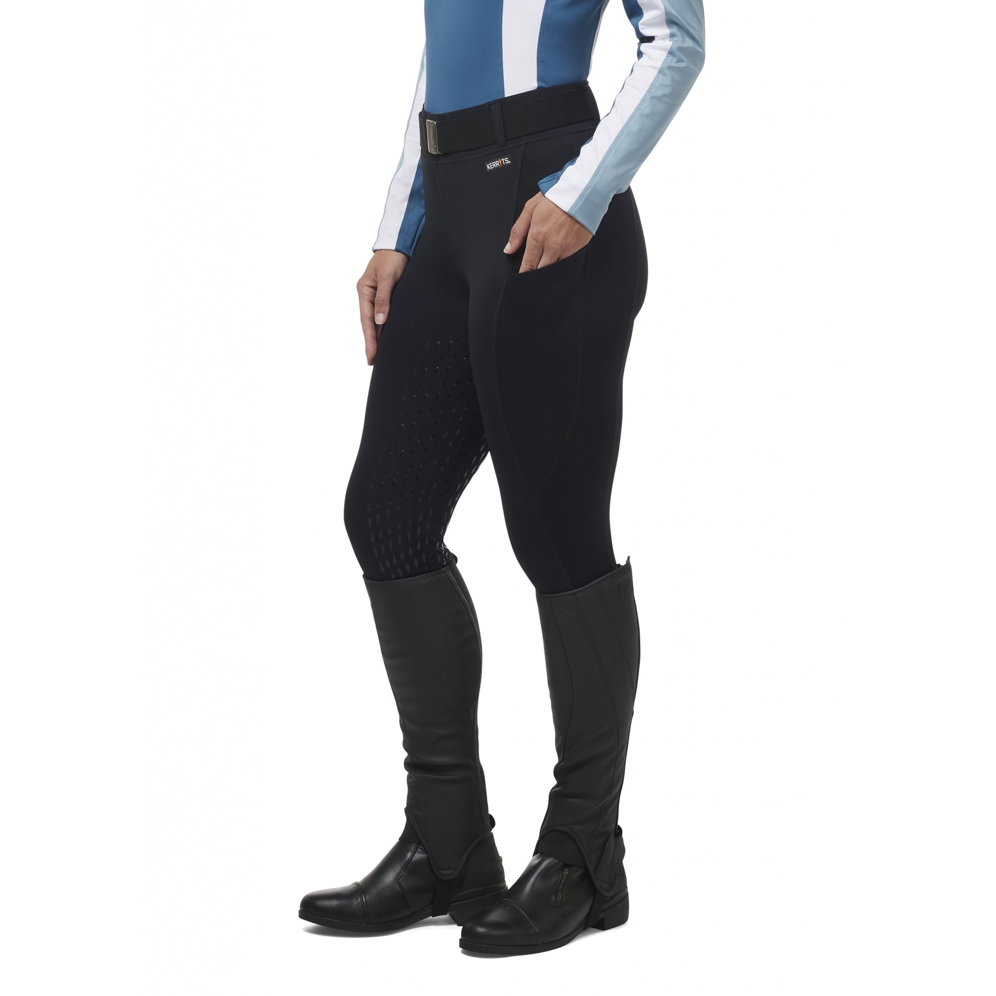 Kerrits Ladies Coolcore Silicone Full Leg Riding Tech Tights