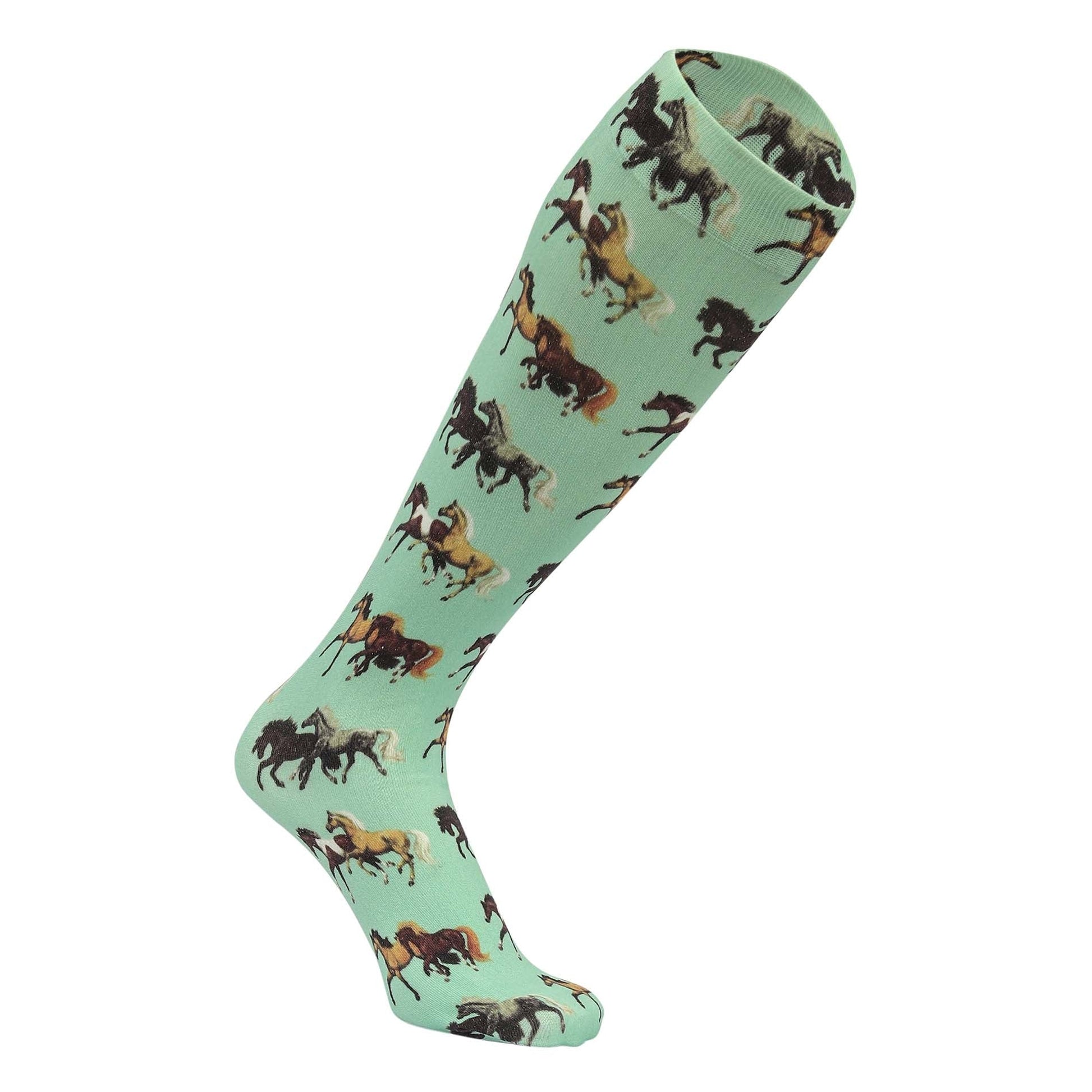 AWST Int'l Lila Horse Pairs Socks