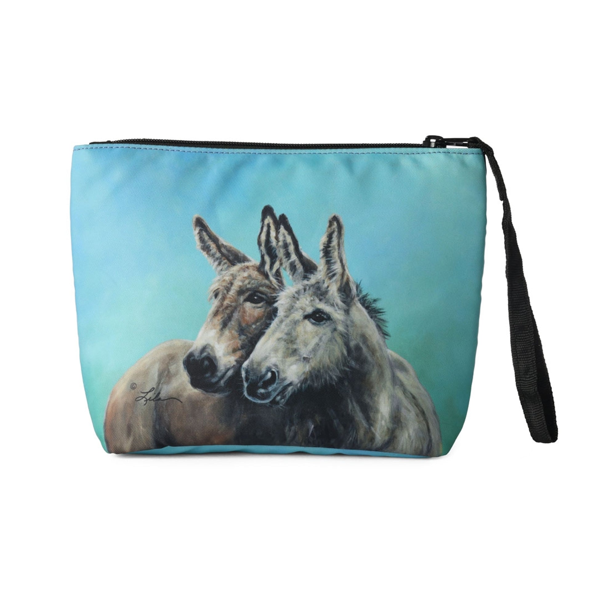 AWST Int'l Lila Donkey Friends Accessory Bag