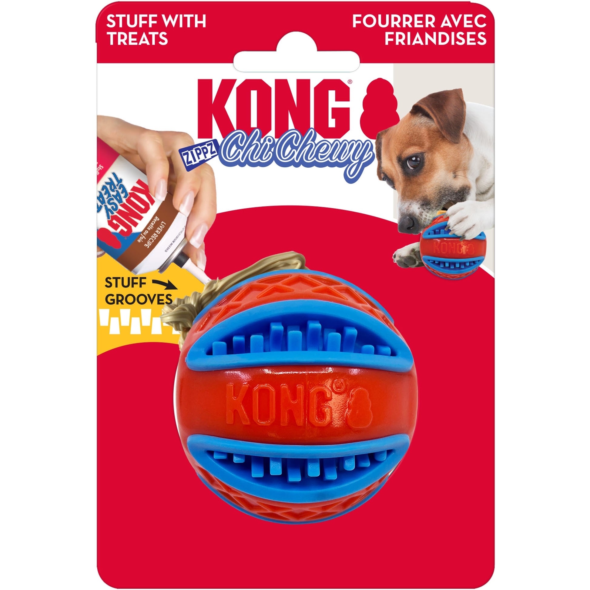 KONG Chichewy Zippz Ball