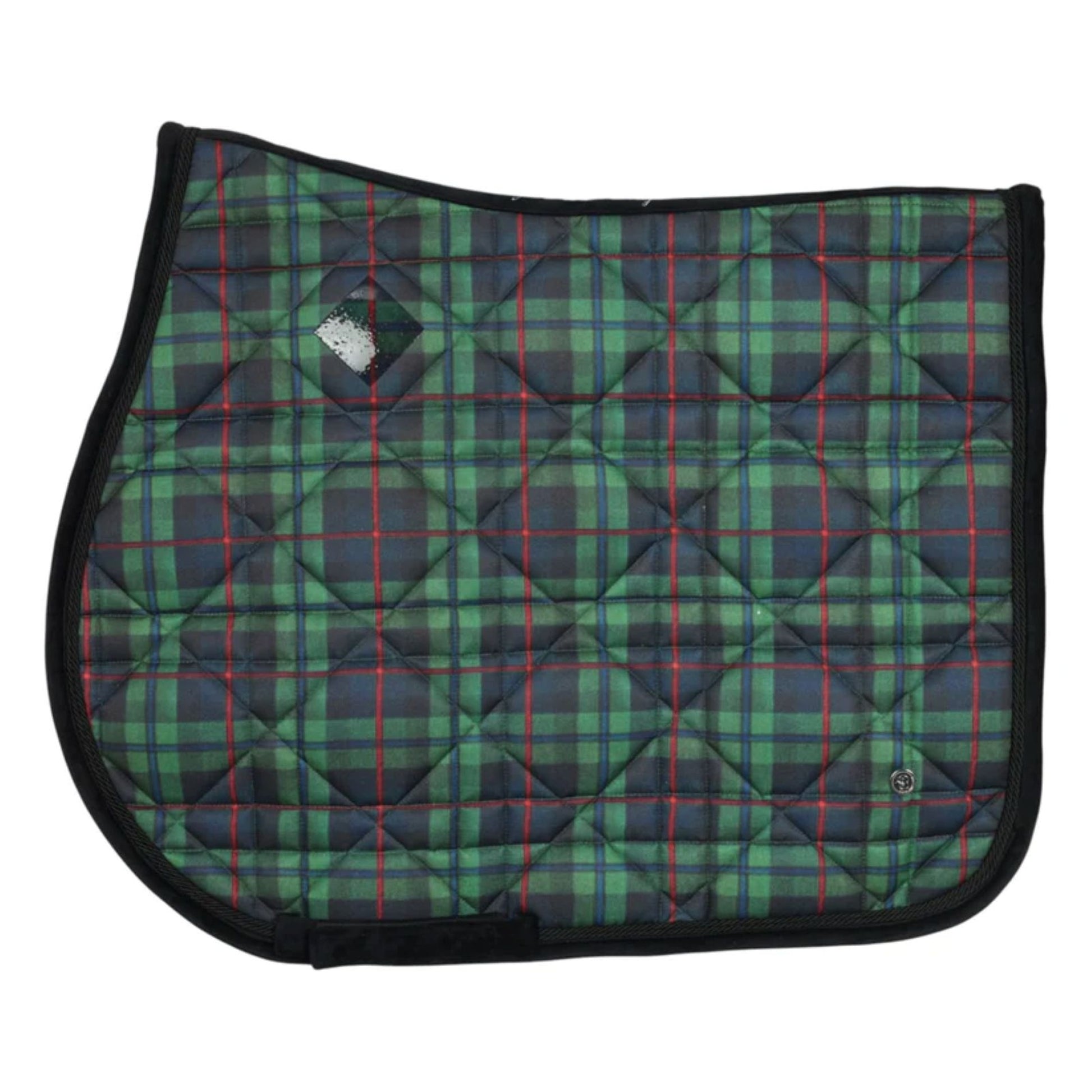 Dapplebay Holiday Plaid Jump Saddle Pad