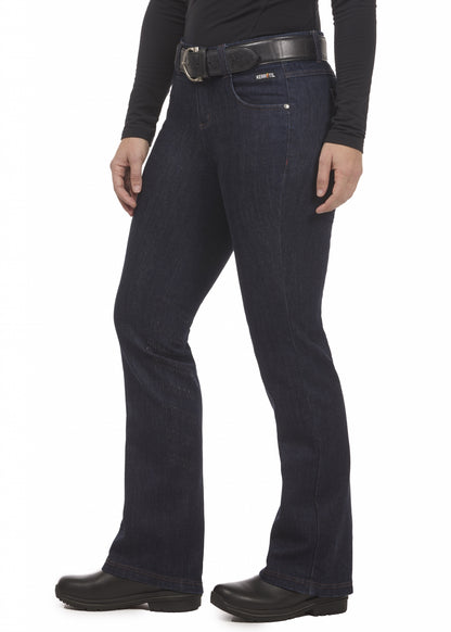 Kerrits Stretch Denim Silicone Knee Patch Bootcut Riding Pants - Regular