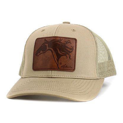 AWST Int'l Lila Horse Head Patch Cap