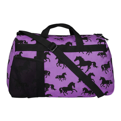 AWST Int'l Lila Silhouette Horse Duffle