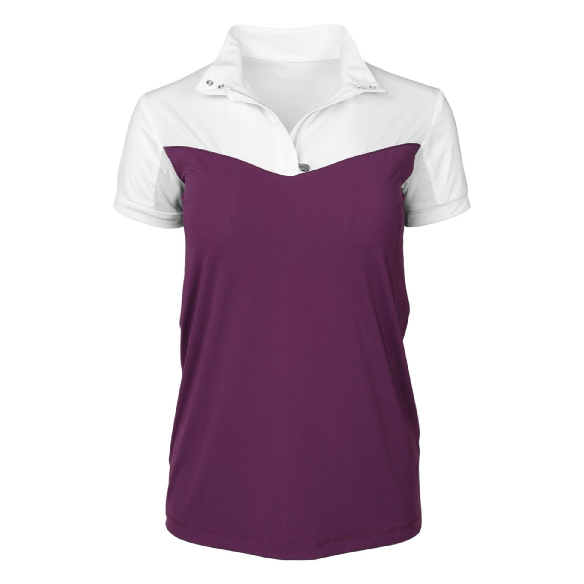 Dapplebay Lady 1/4 Zip Short Sleeve Show Top