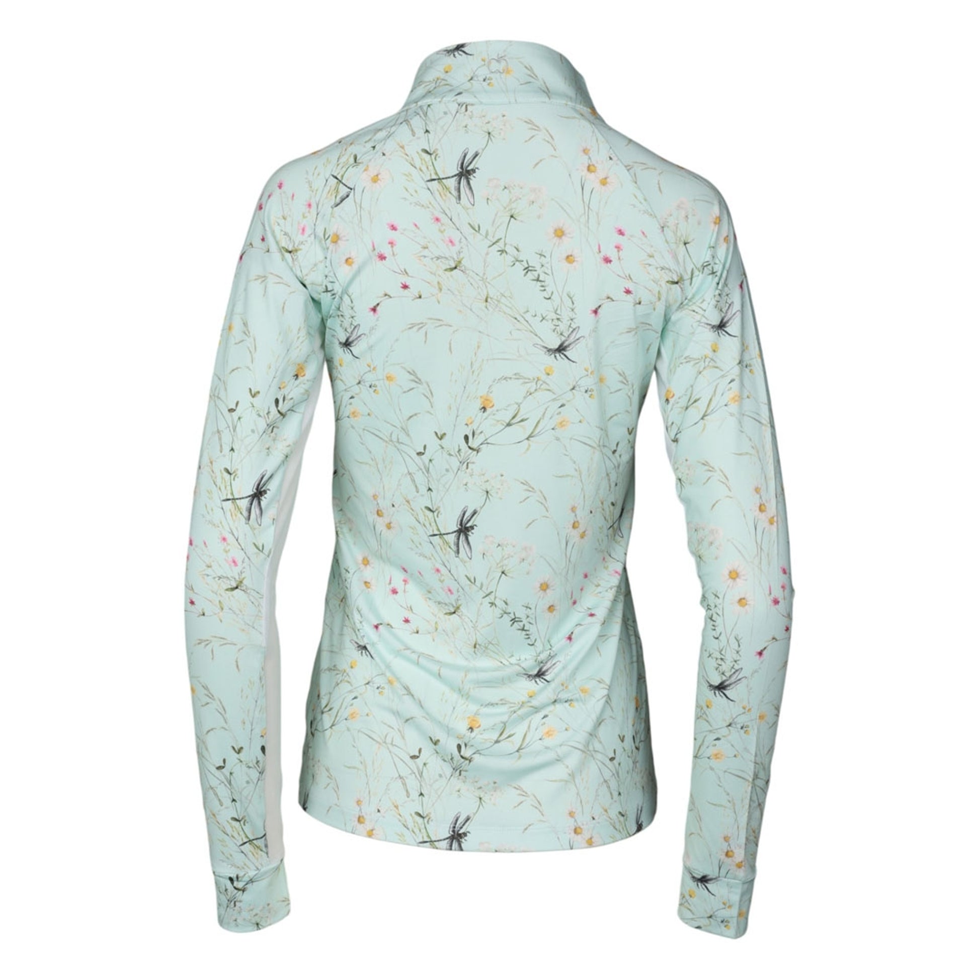 Dapplebay Ladies Dragonfly Meadow 1/4 Zip Long Sleeve Riding Top