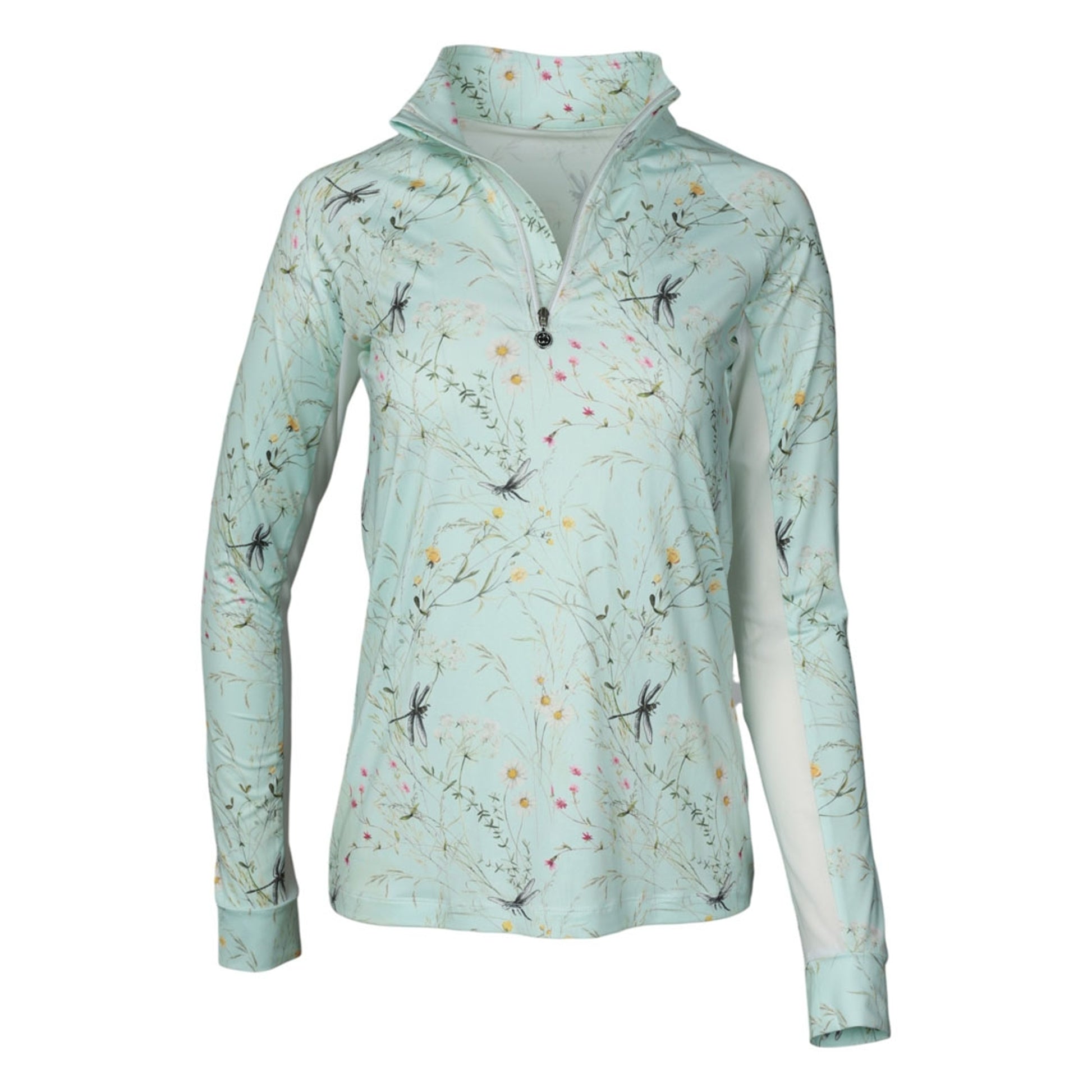 Dapplebay Kids Dragonfly Meadow 1/4 Zip Long Sleeve Top