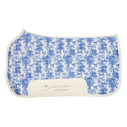 Dapplebay Equestrian Toile Western Saddle Pad