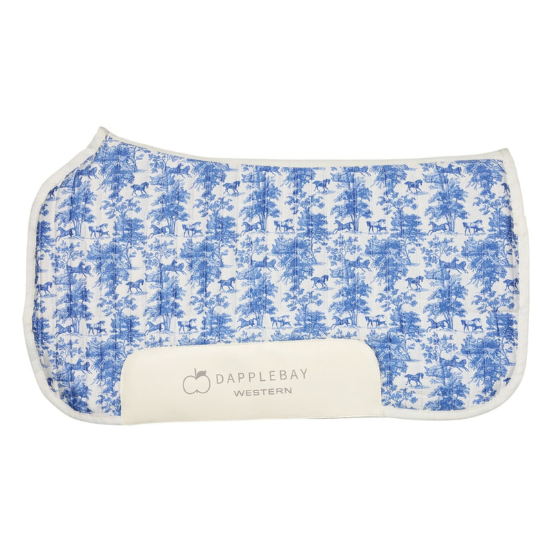 Dapplebay Equestrian Toile Western Saddle Pad