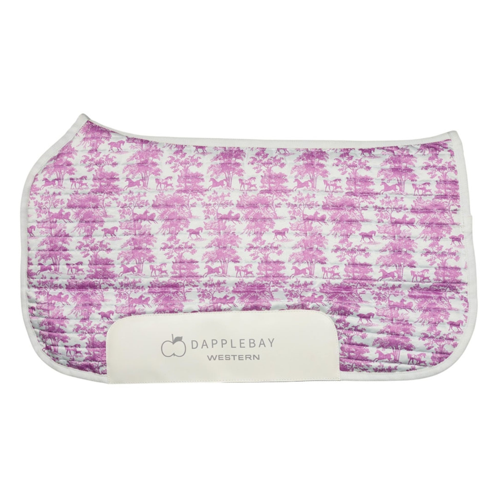 Dapplebay Equestrian Toile Western Saddle Pad