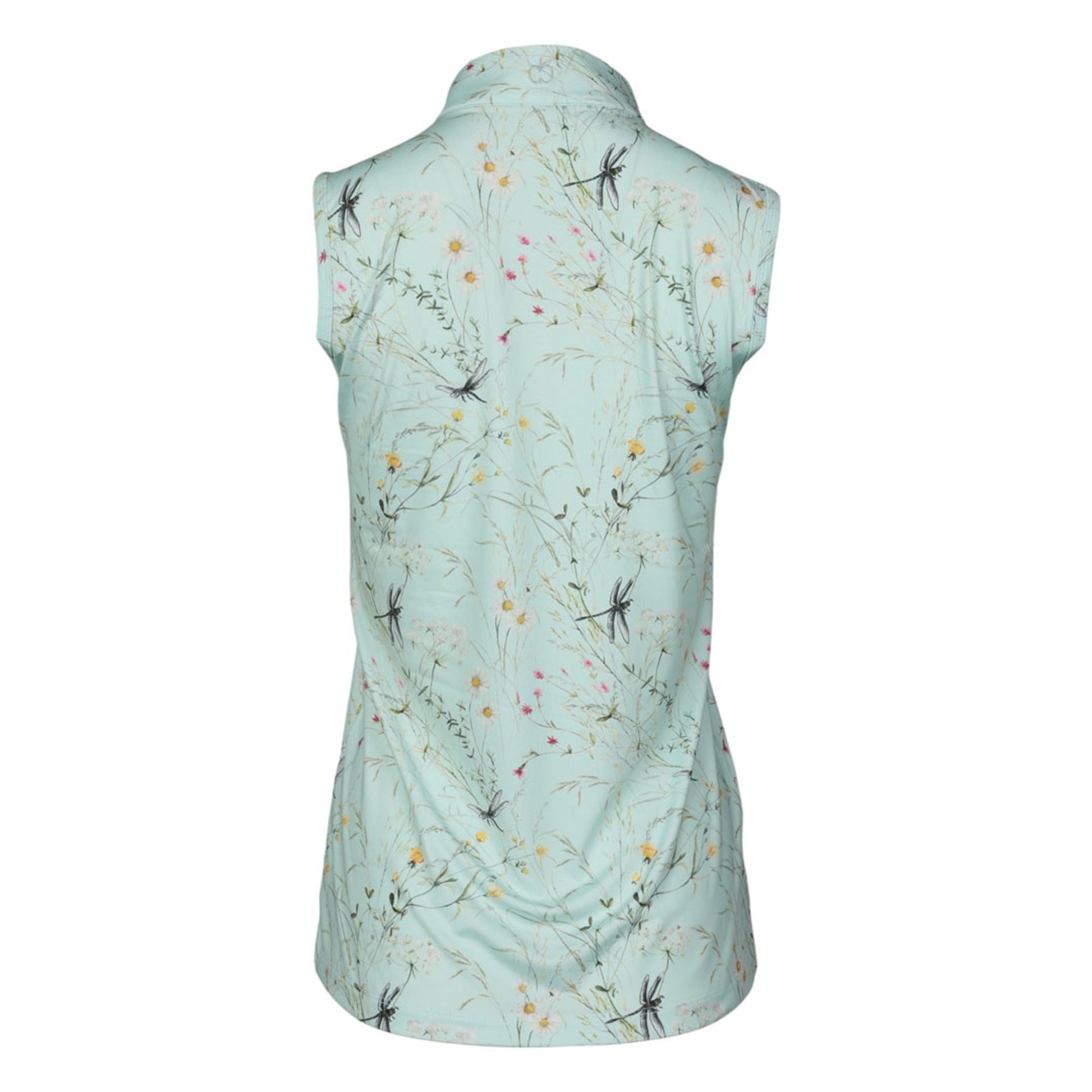 Dapplebay Ladies Dragonfly Meadow 1/4 Zip Sleeveless Riding Top