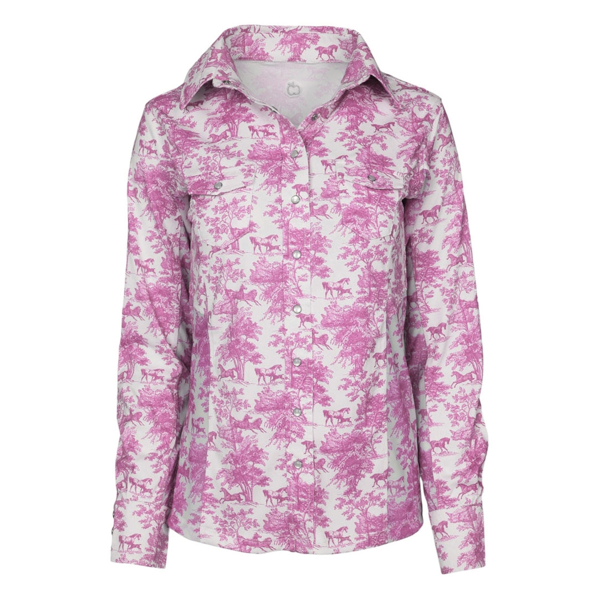 Dapplebay Ladies Equestrian Toile Button Western Shirt