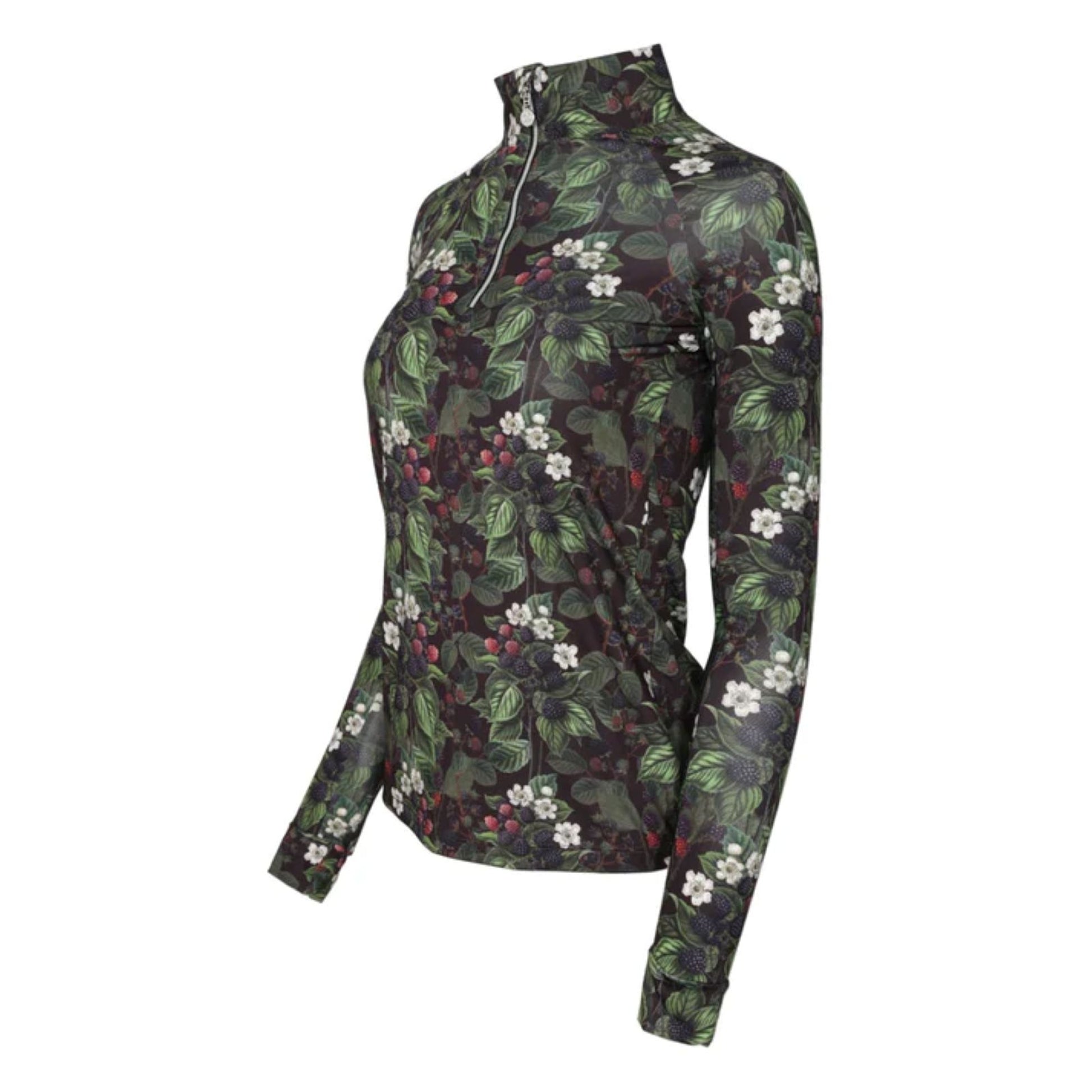 Dapplebay Blackberry Daze 1/4 Zip Riding Top