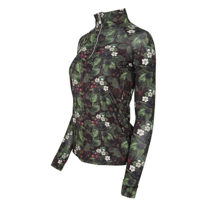 Dapplebay Blackberry Daze 1/4 Zip Riding Top