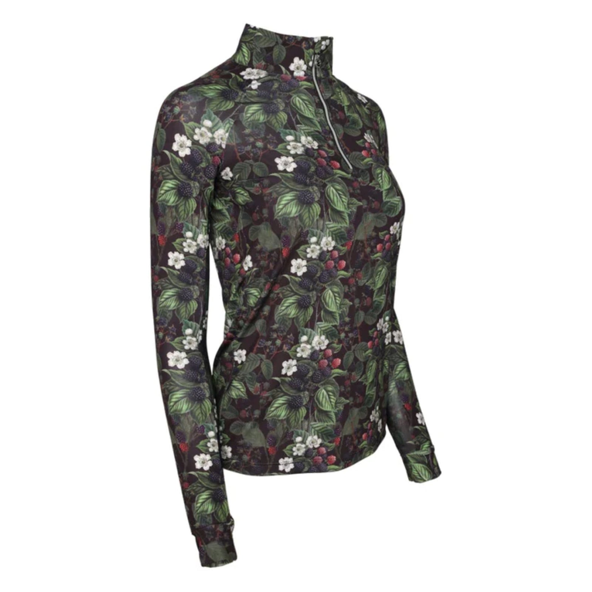 Dapplebay Blackberry Daze 1/4 Zip Riding Top