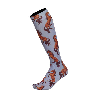 AWST Int'l Lila Bay Horses Socks