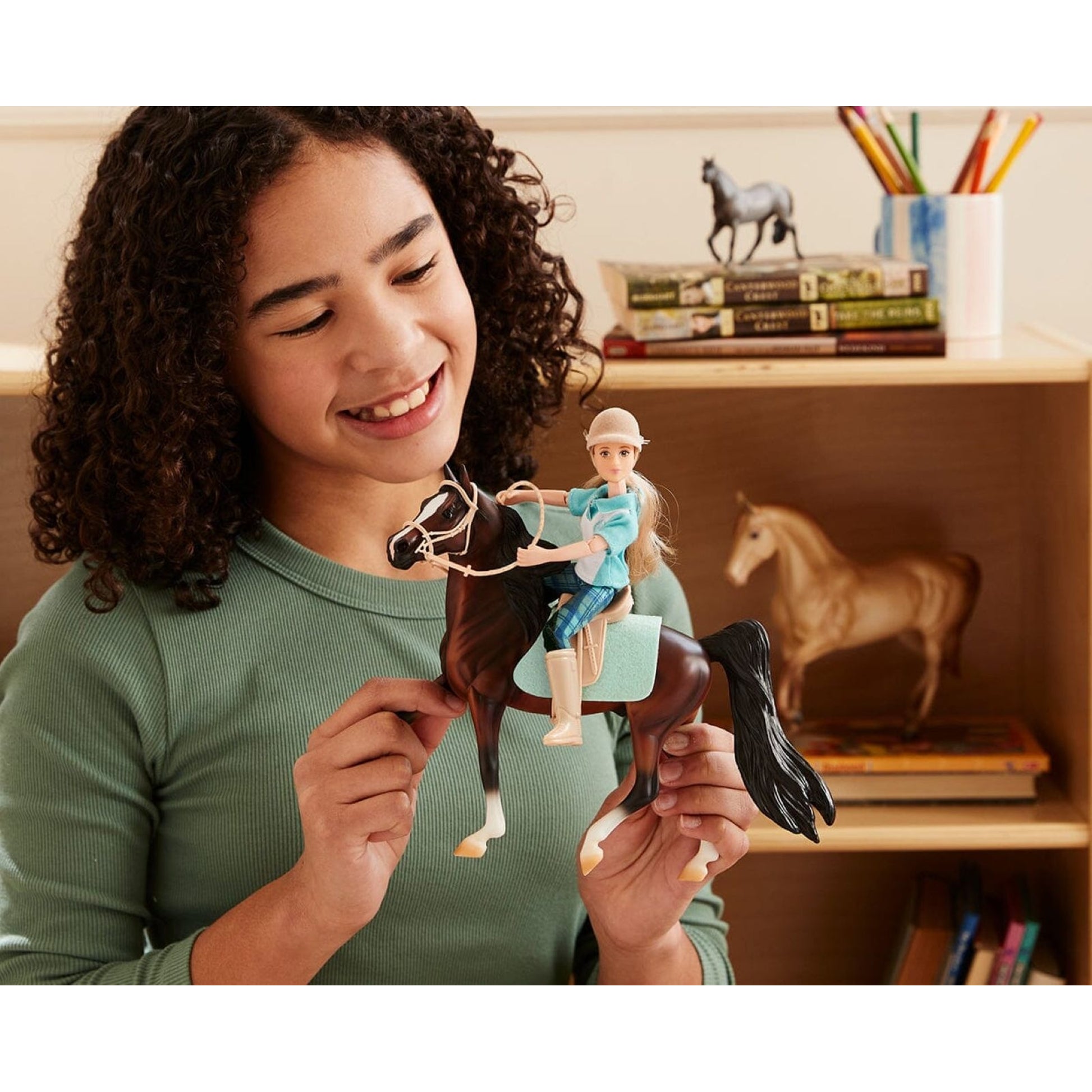 Breyer Greta - English Rider & Tack