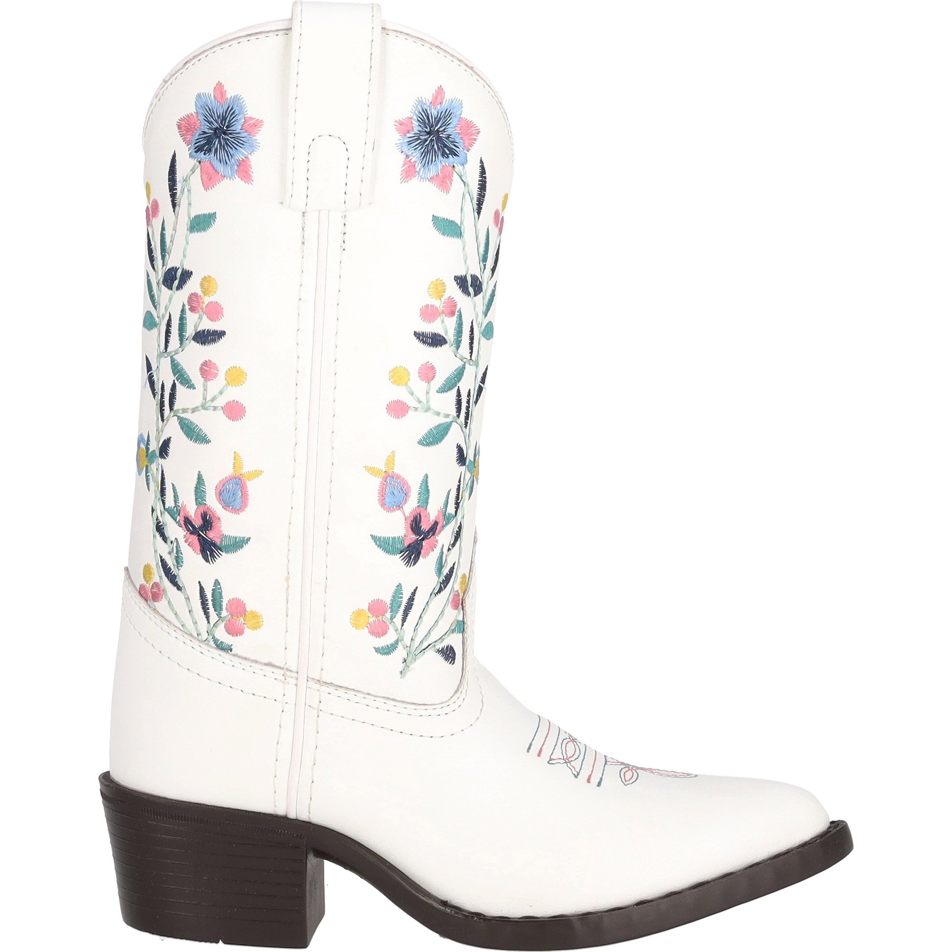 Smoky Mountain Youth Girls Lacey Leather Embroidered Western Boots