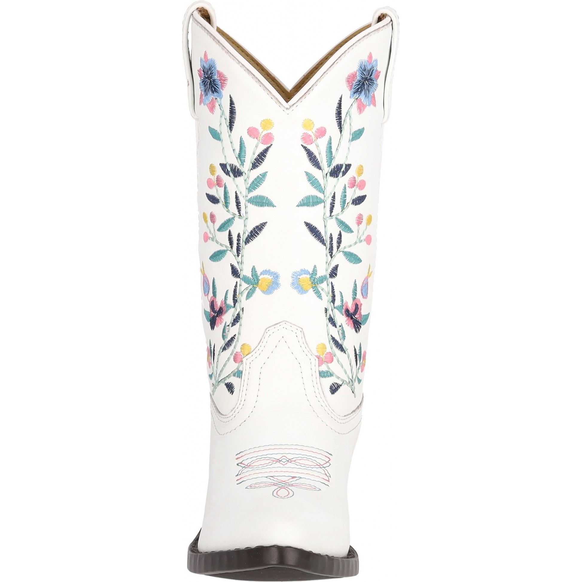 Smoky Mountain Youth Girls Lacey Leather Embroidered Western Boots