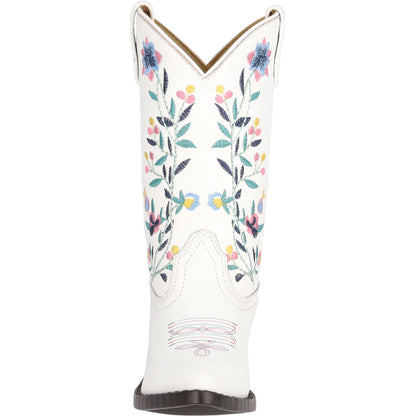 Smoky Mountain Youth Girls Lacey Leather Embroidered Western Boots