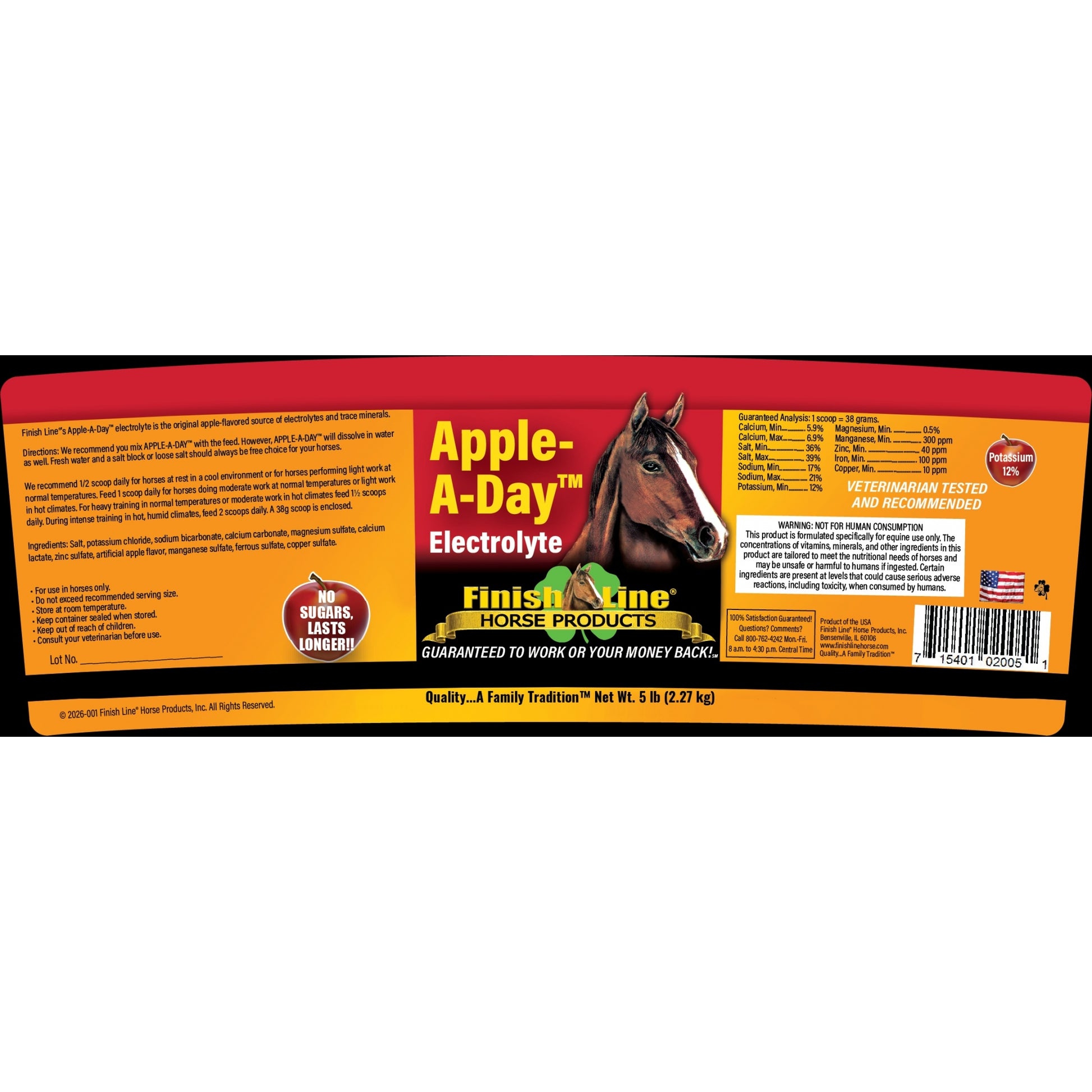 Finish Line Apple-A-Day Electrolyte Supplement