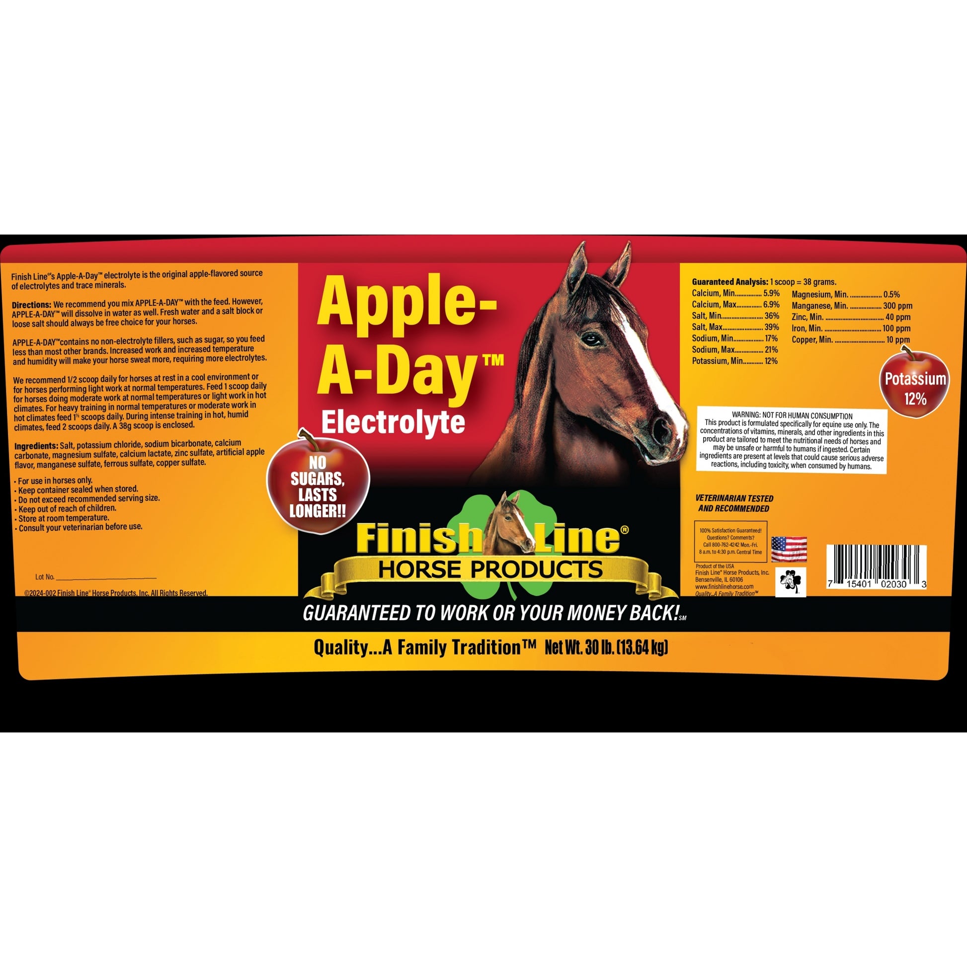 Finish Line Apple-A-Day Electrolyte Supplement