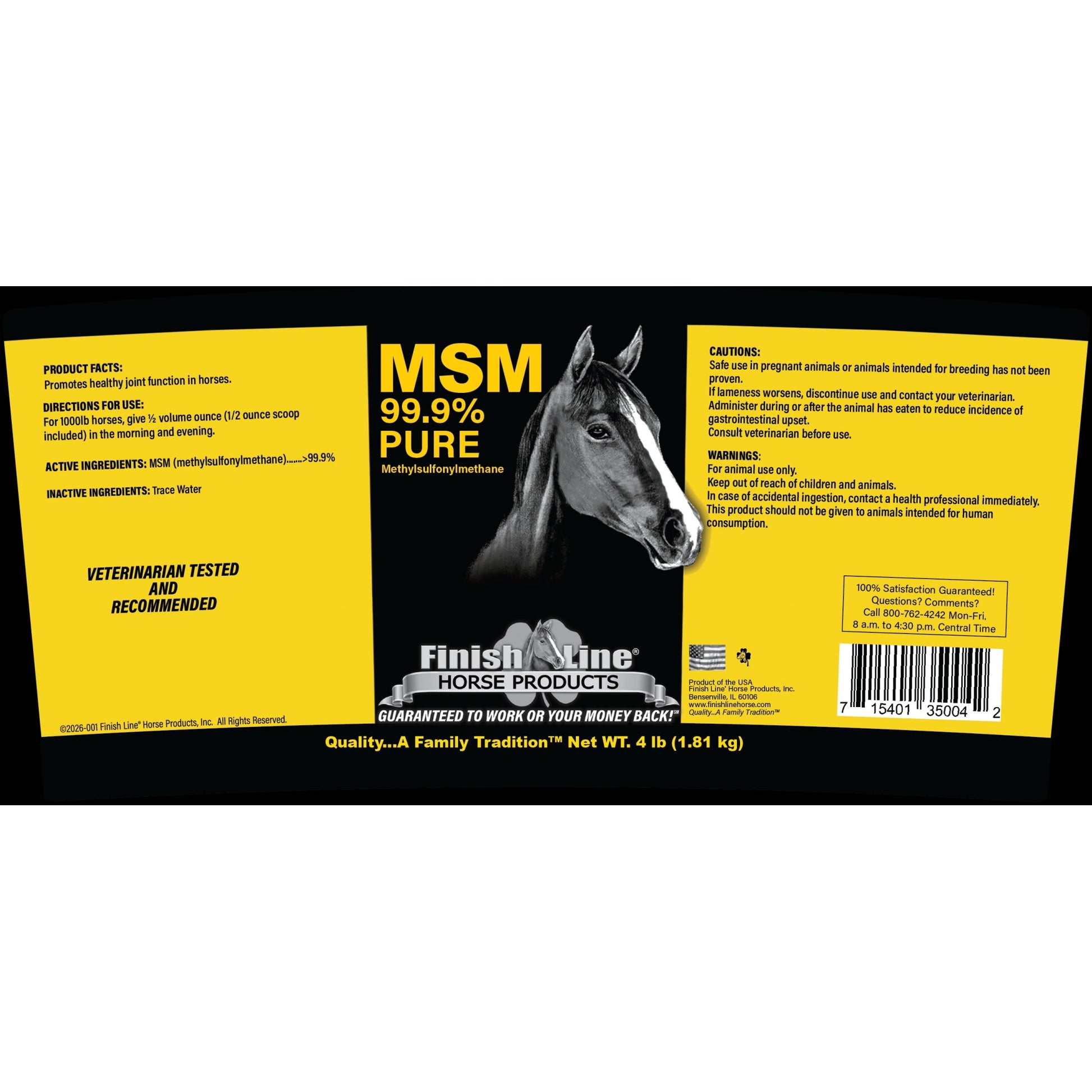 Finish Line MSM Supplement