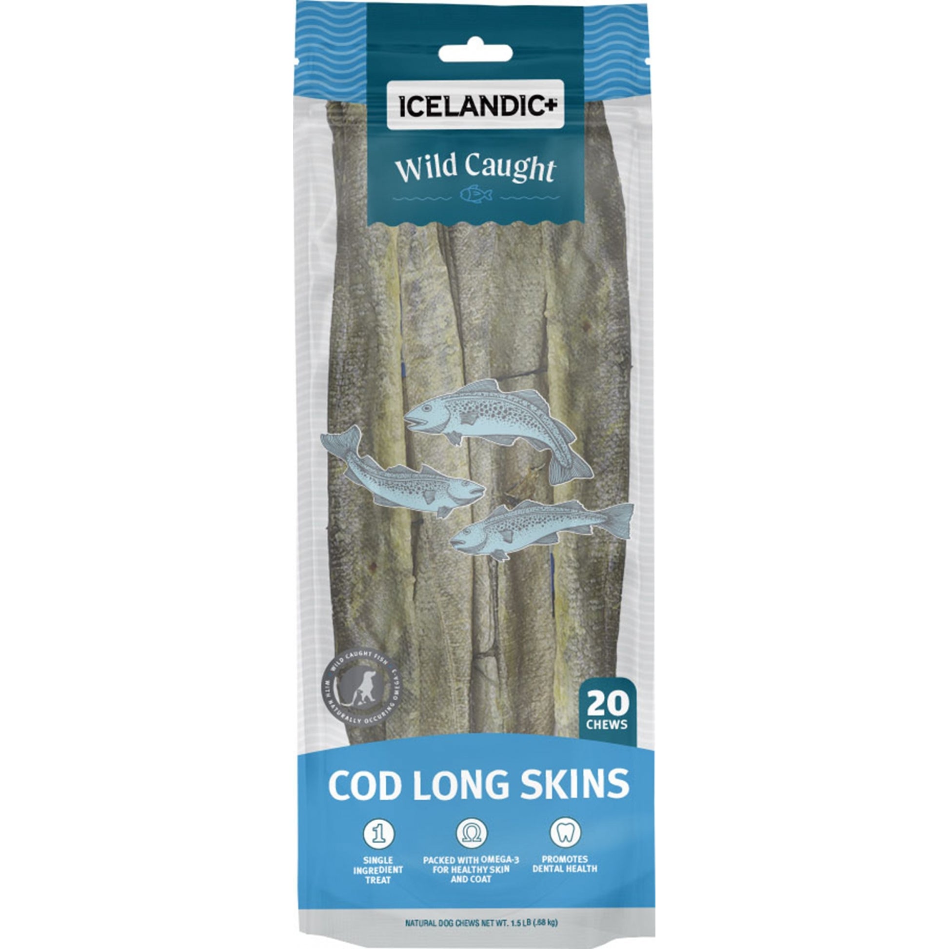 Icelandic+ Long Cod Skin Strips