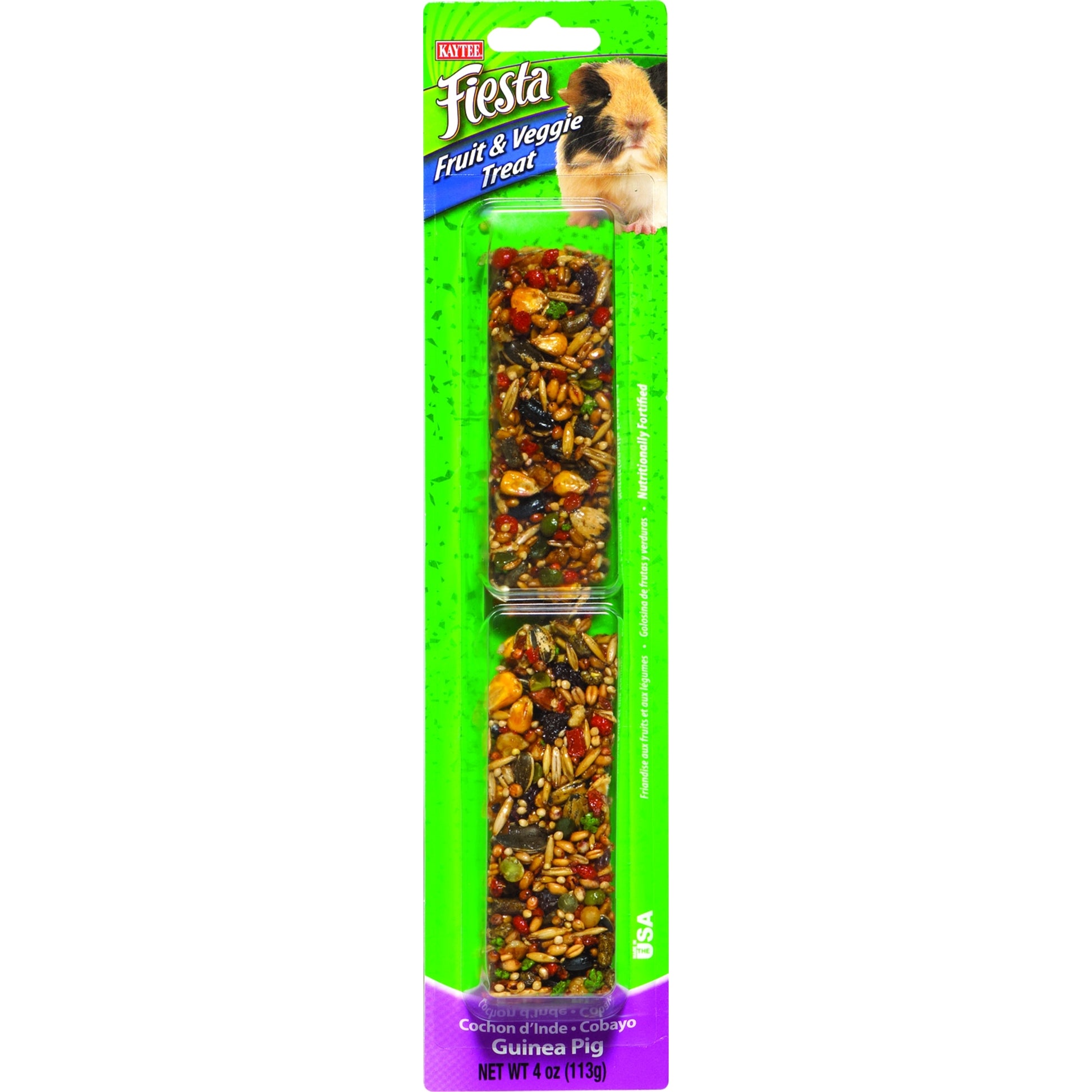 Kaytee Fiesta Fruit Veggie Stick 4 oz. Guinea Pig