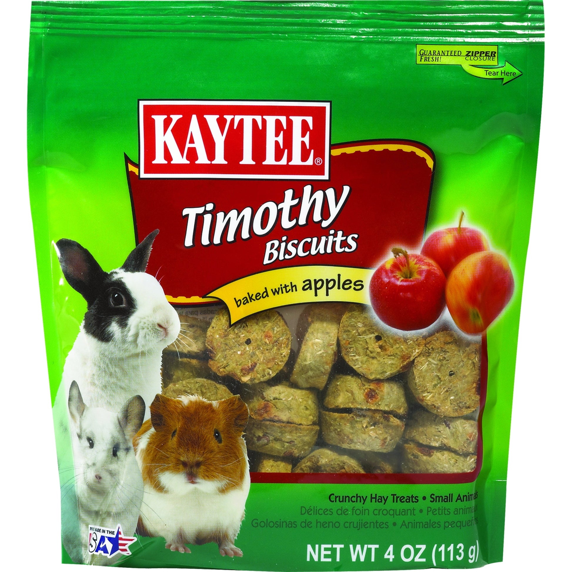 Kaytee Timothy Hay Baked Animal Treat 4oz Grn