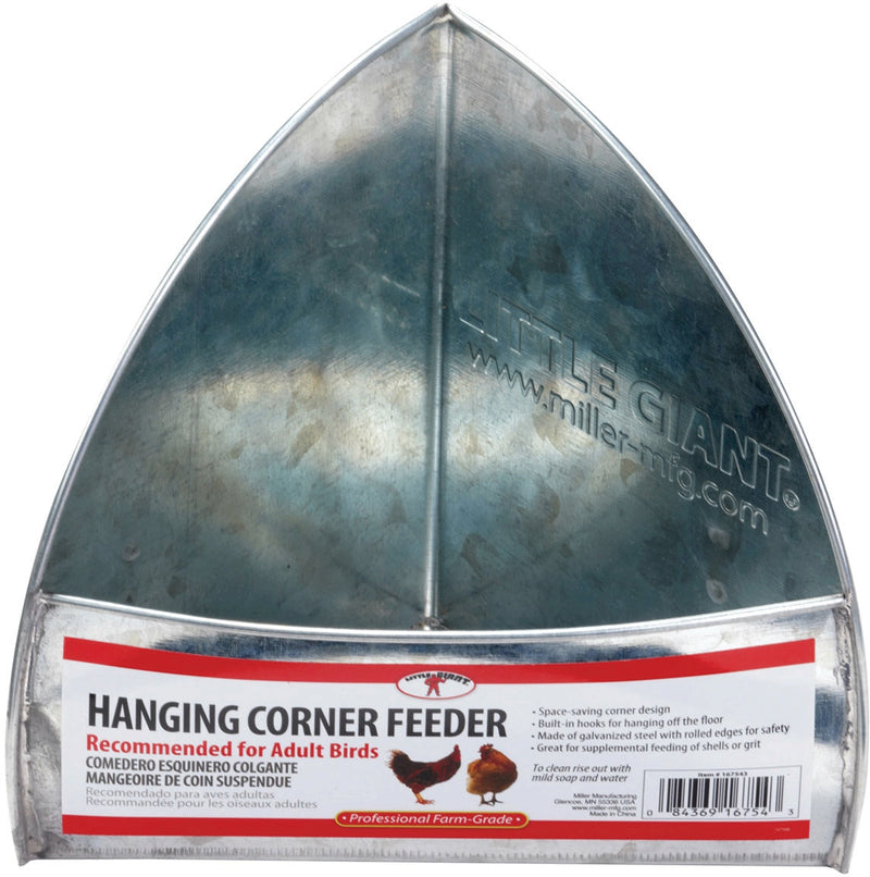Little Giant Galvanized Hanging Corner Feeder