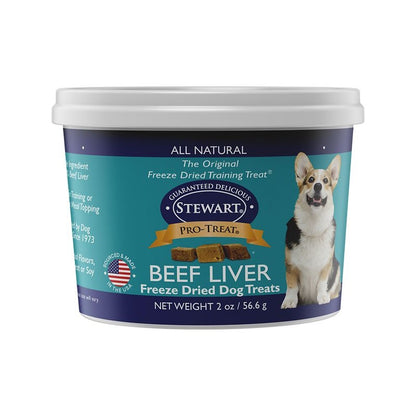 Stewart Freeze Dried Beef Liver Dog Treat