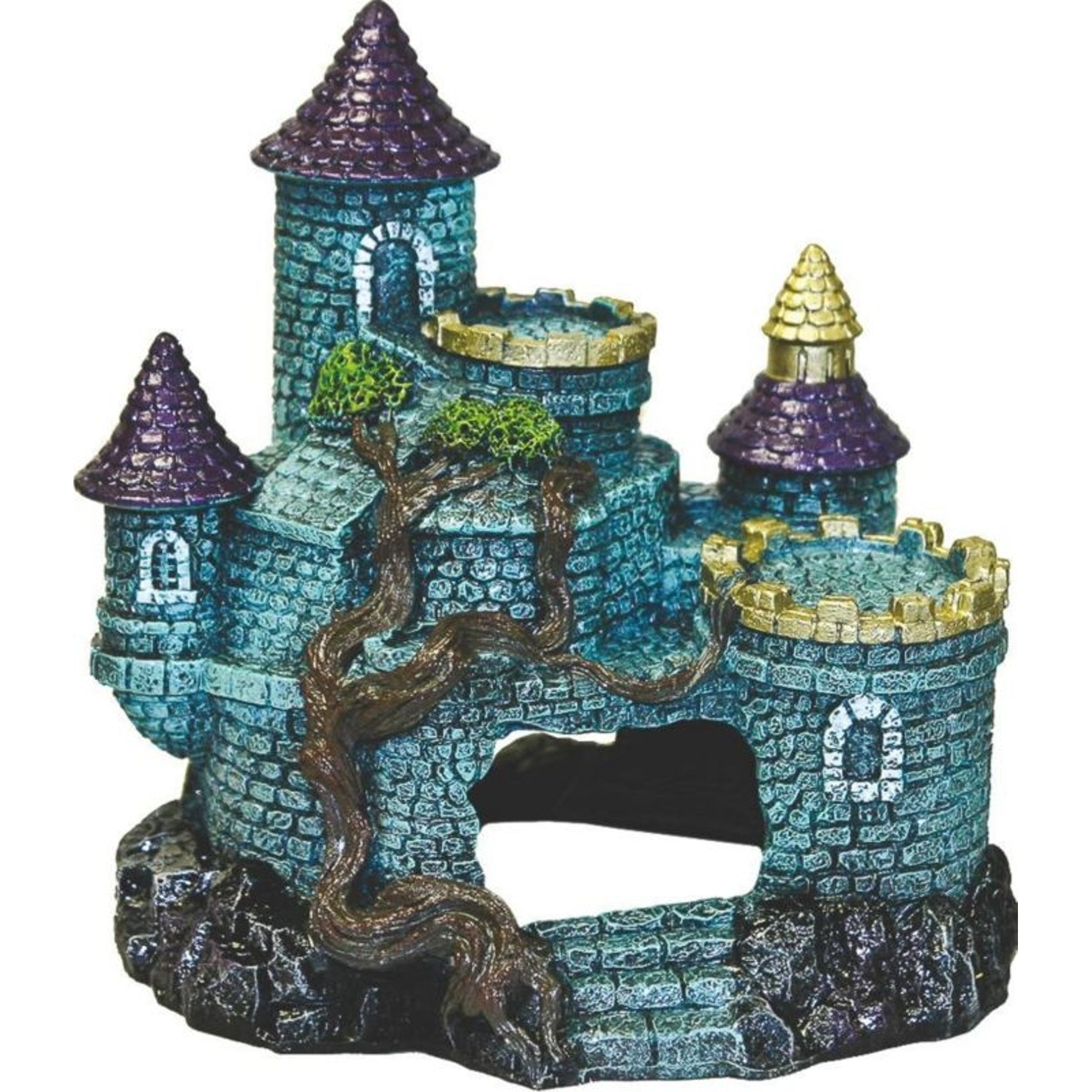 Blue Ribbon Hobbit Castle Aquatic Decoration