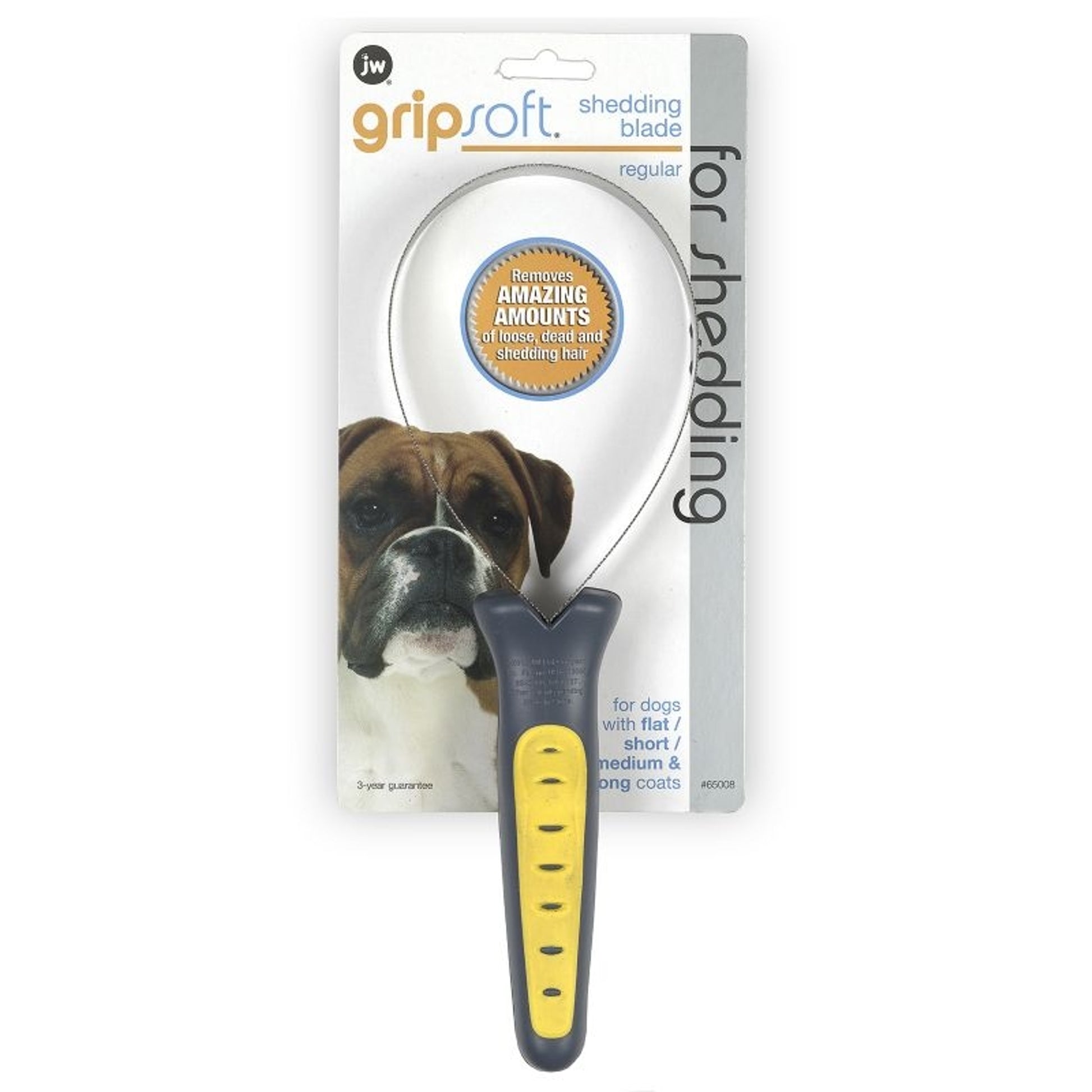 JW Pet GripSoft Dog Shedding Blade