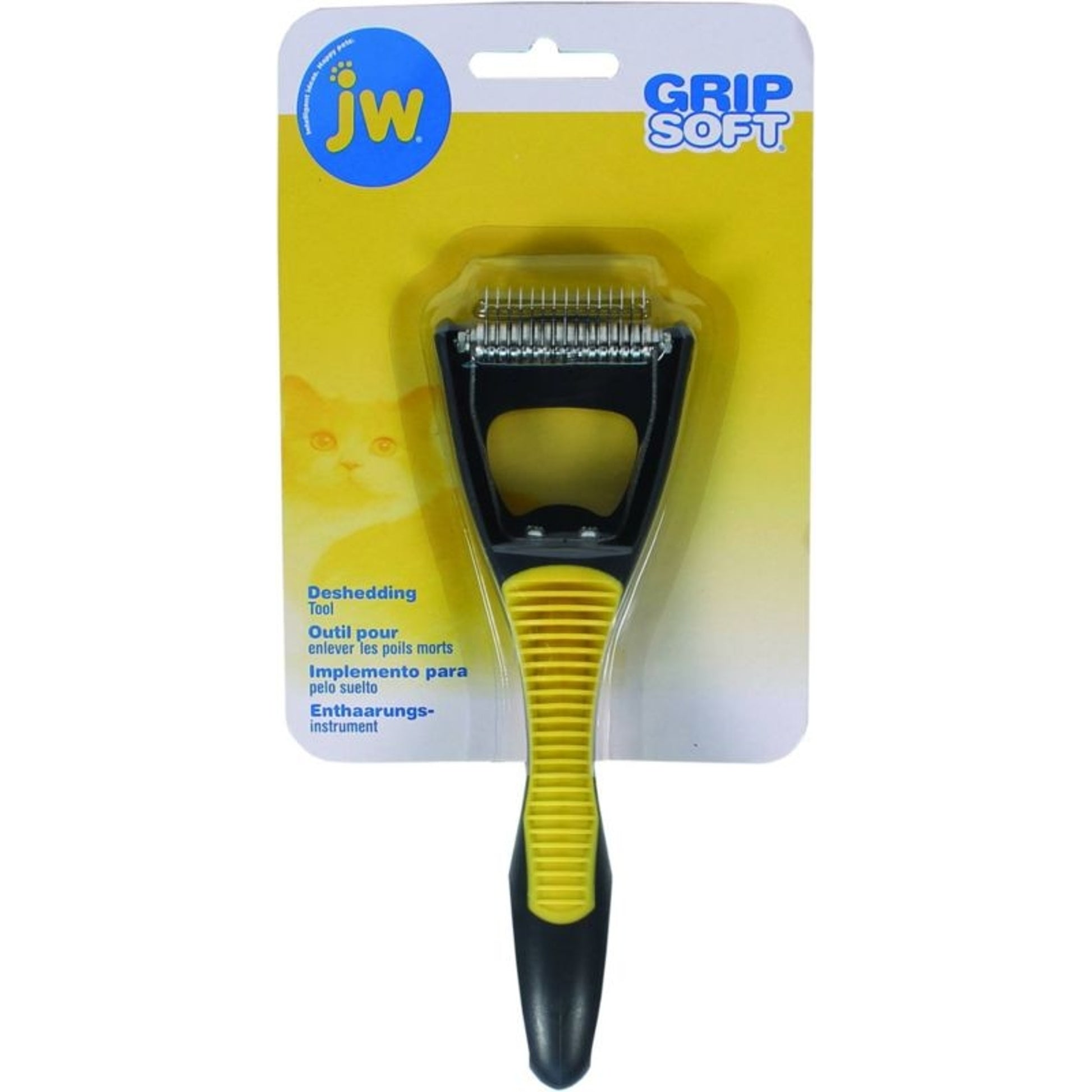 JW Pet Cat Deshedding Tool