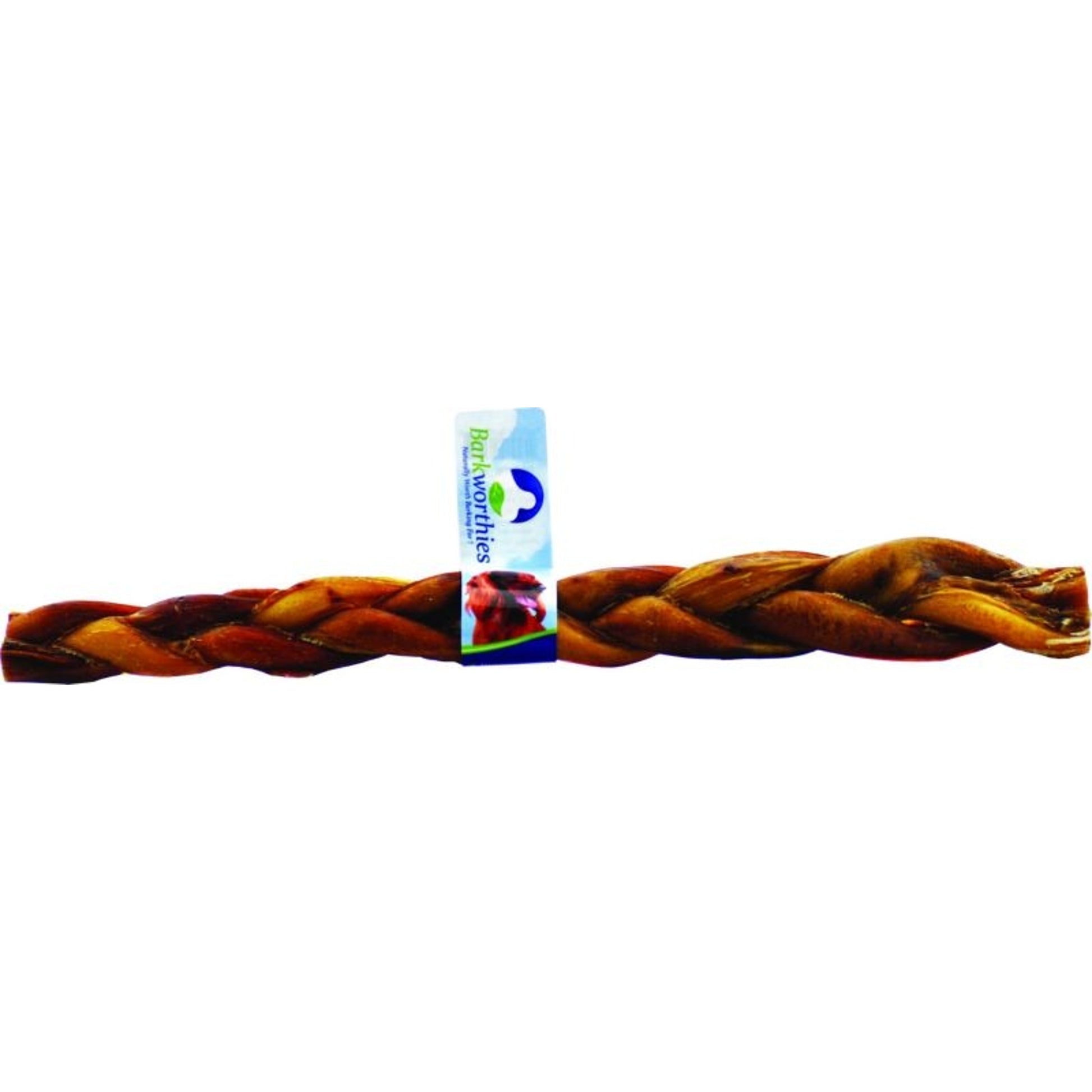 Barkworthies Braided Bully Stick Dog Chew