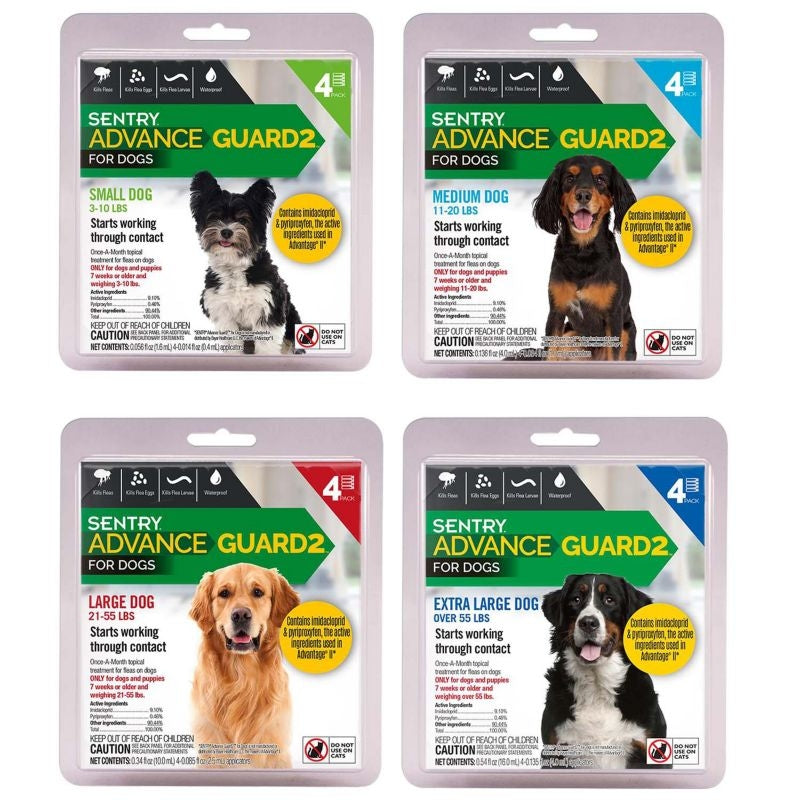 Advance Guard2 Dog Flea Spot-On 4 Month
