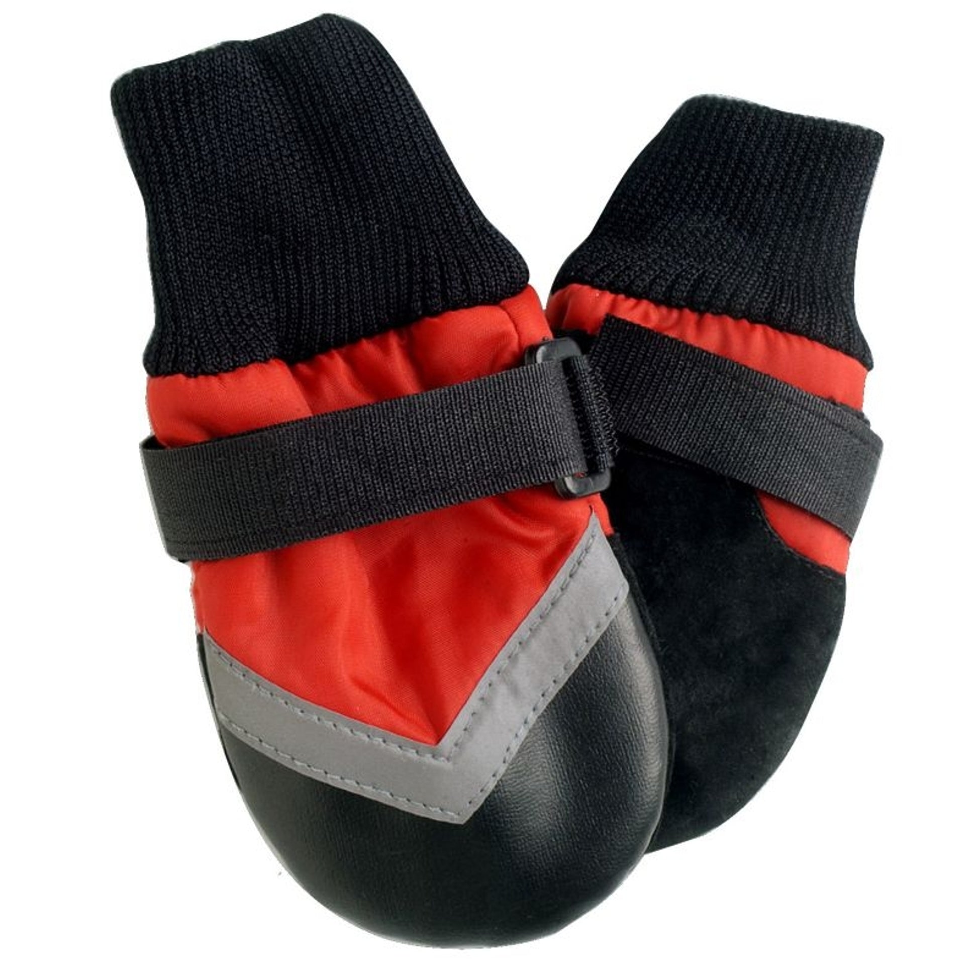 Extreme All Weather Dog Boots LG Red/Black
