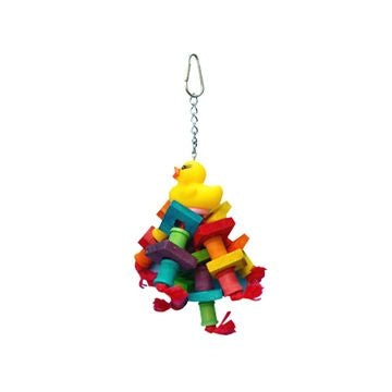 Happy Beaks Rubber Duck Bird Toy